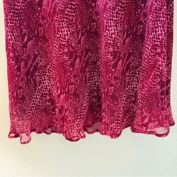 Karen Kane Burgandy Maxi Pencil Skirt (M) With Matching Sleeveless Top (L) - Picture 4 of 13